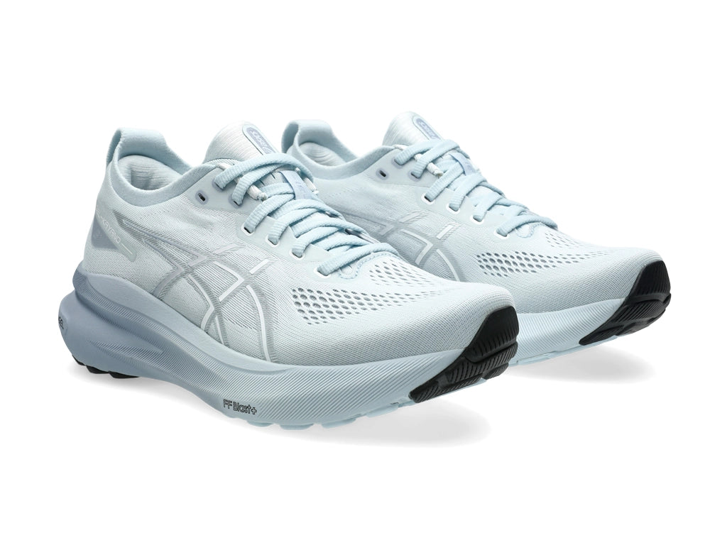 Asics gel kayano silver online