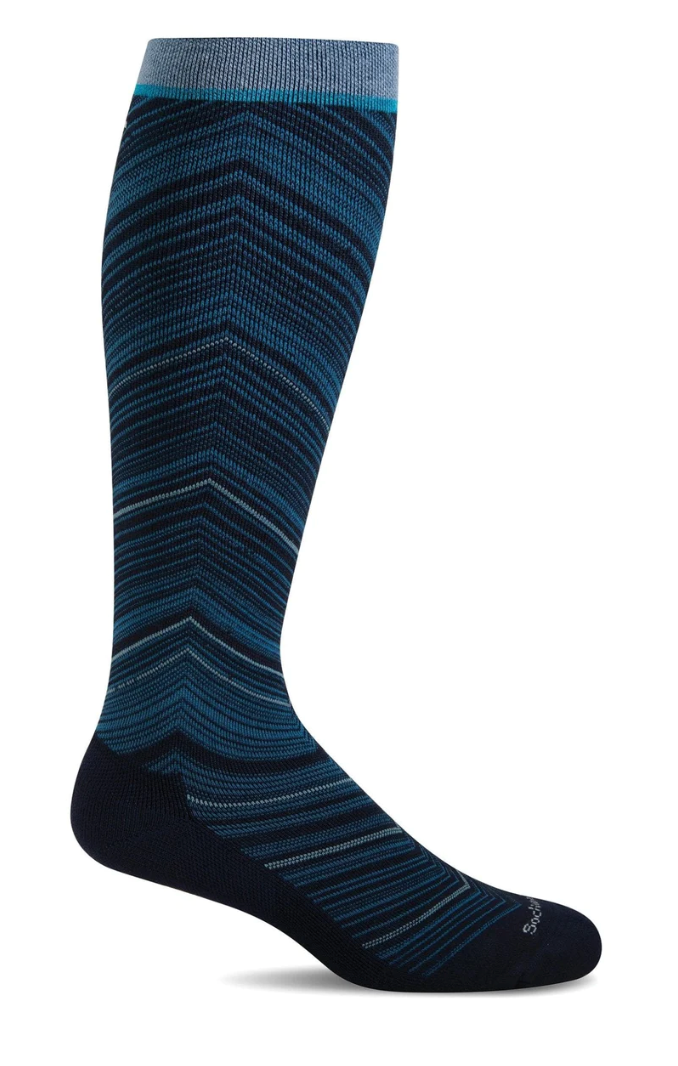 Full Flattery Wide Calf Fit Graduated Compression Socks