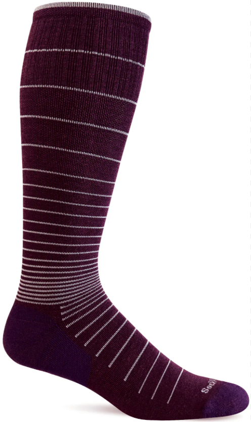 Circulator Graduated Compression Socks - Blackberry