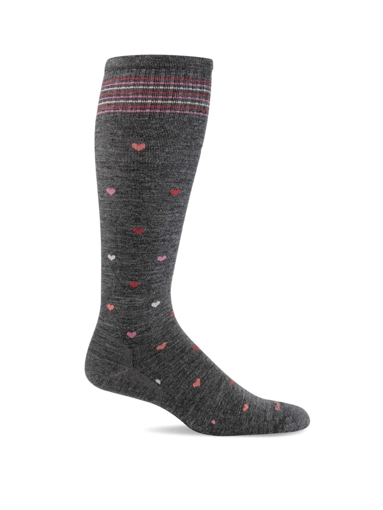 Full Heart | Graduated Compression Socks | Wide Calf Fit