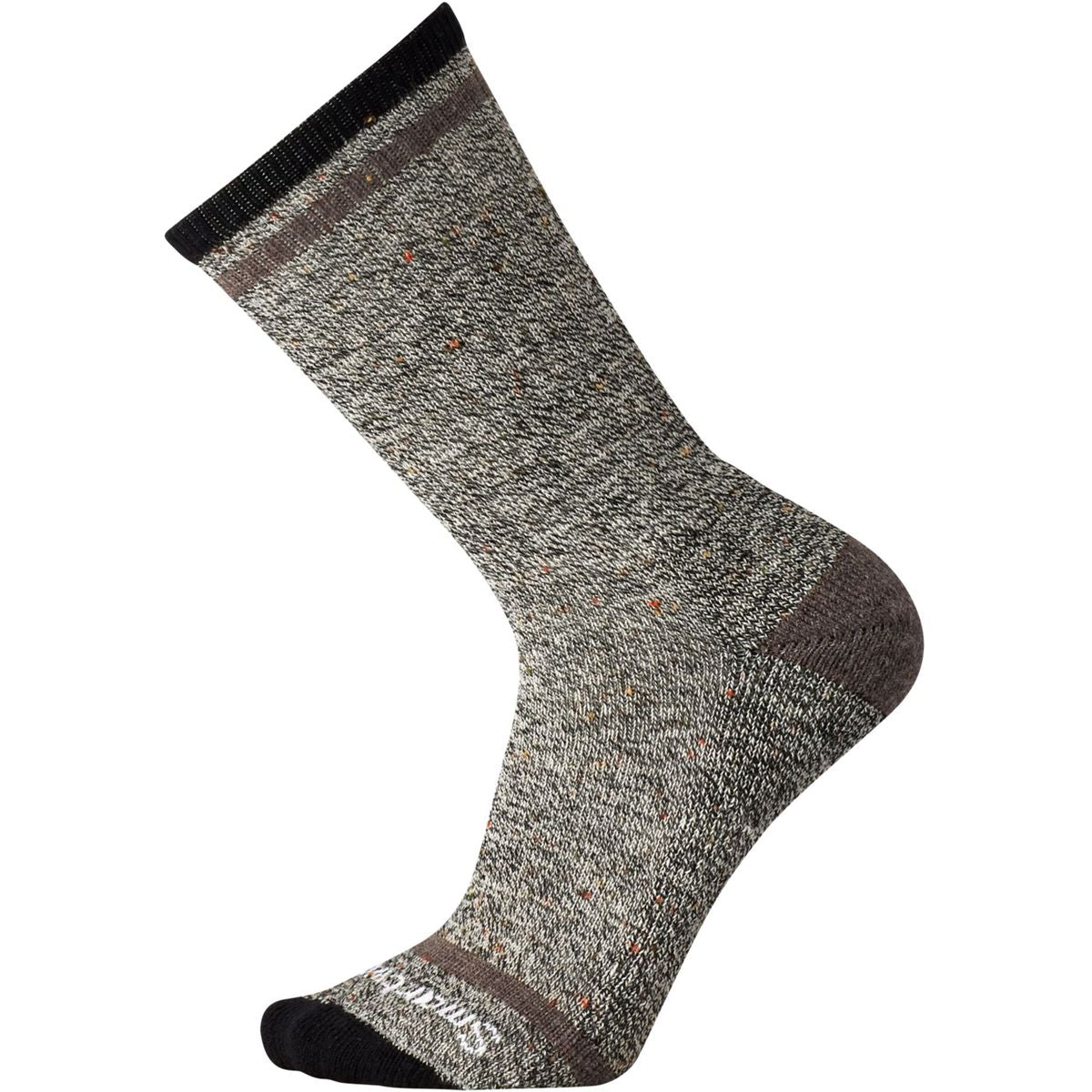 Larimer Crew Socks - Black/Taupe