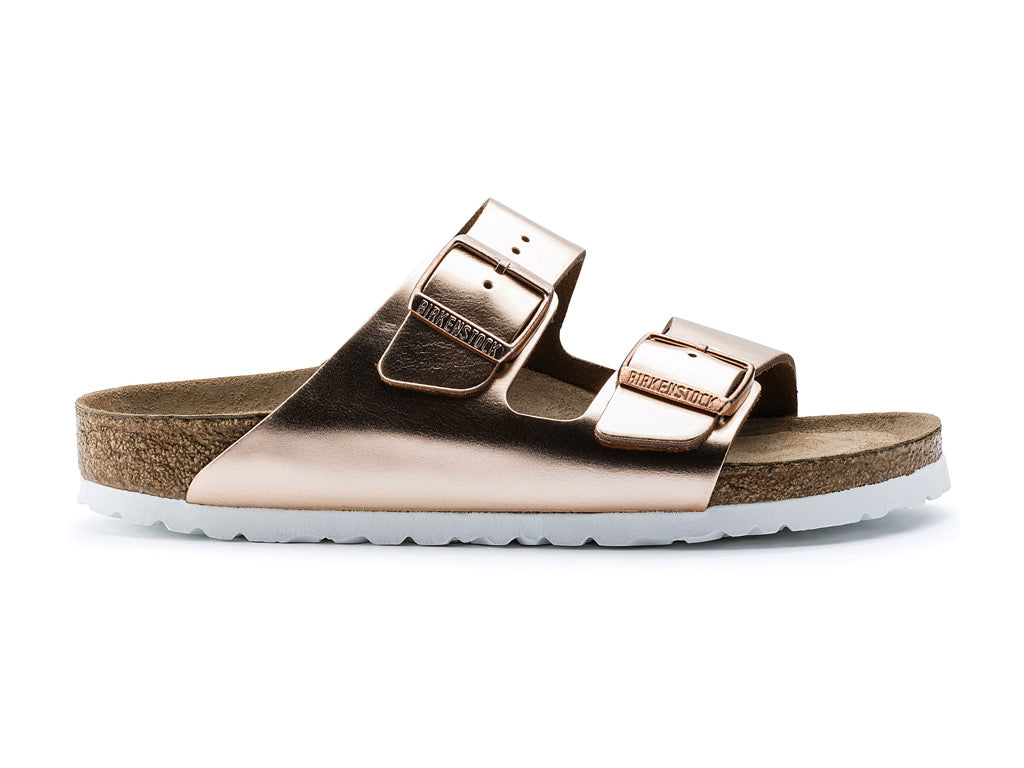 Arizona - Soft Footbed Leather Metallic Copper