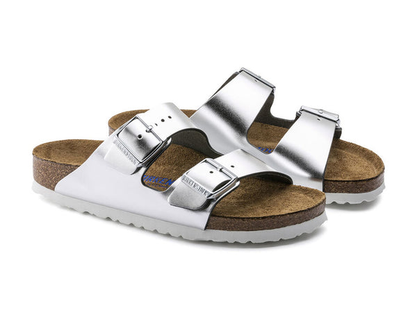 Arizona - Soft Footbed Leather Silver