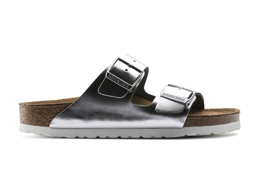 Arizona - Soft Footbed Leather Silver