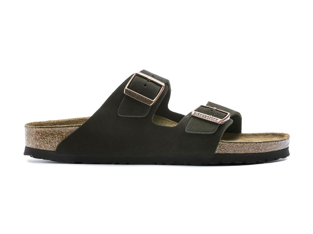 Arizona - Soft Footbed Suede Leather Mocha