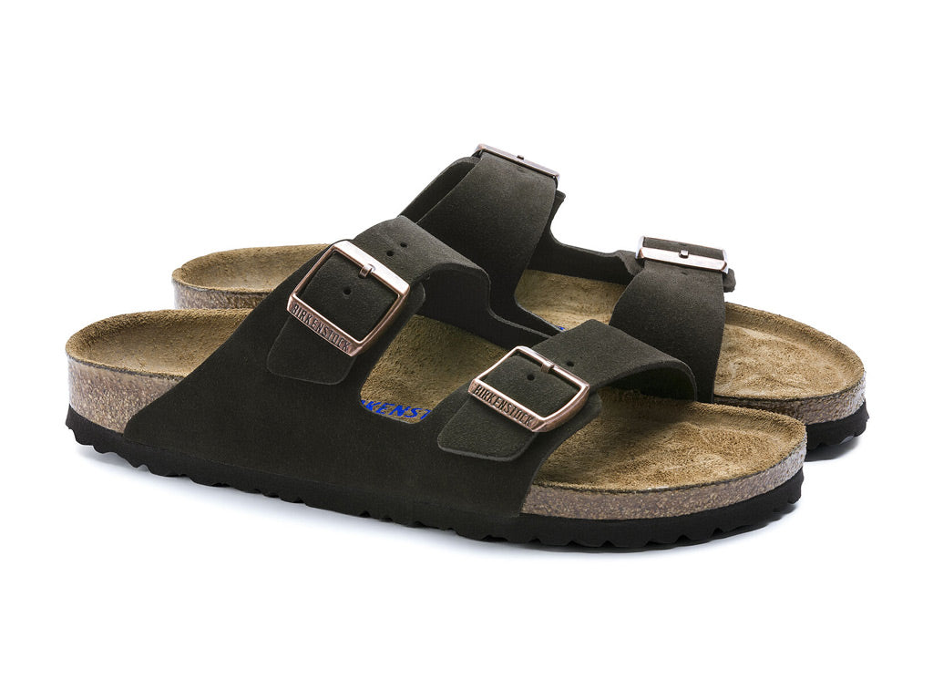 Arizona - Soft Footbed Suede Leather Mocha