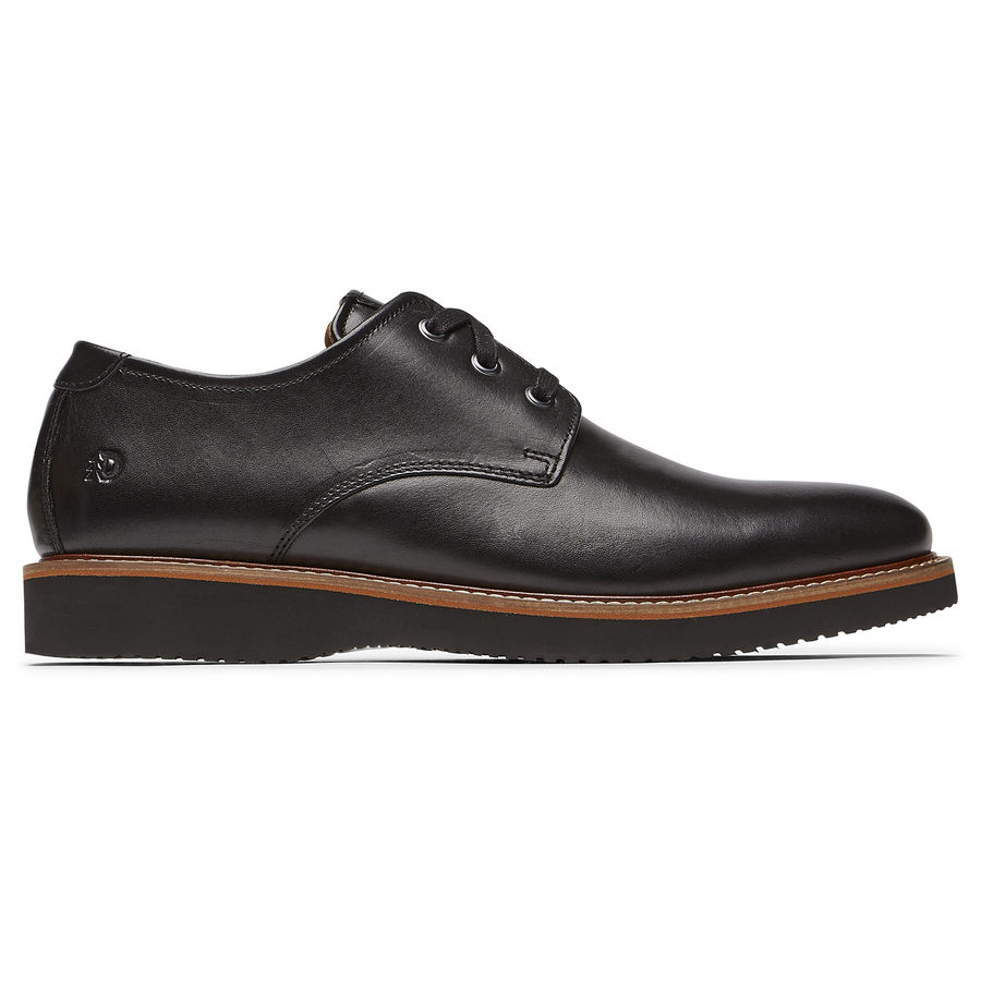 Clyde Plain Toe Oxford - Black (M)