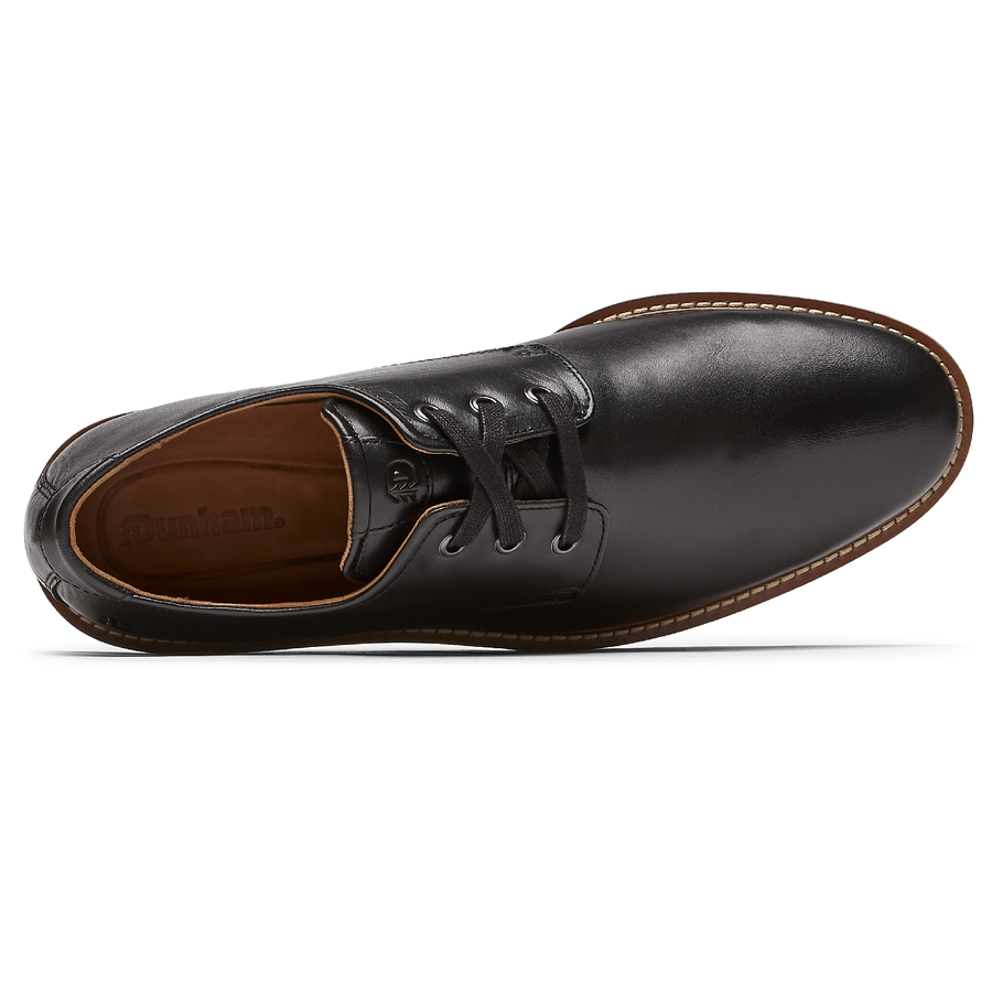 Clyde Plain Toe Oxford - Black (M)