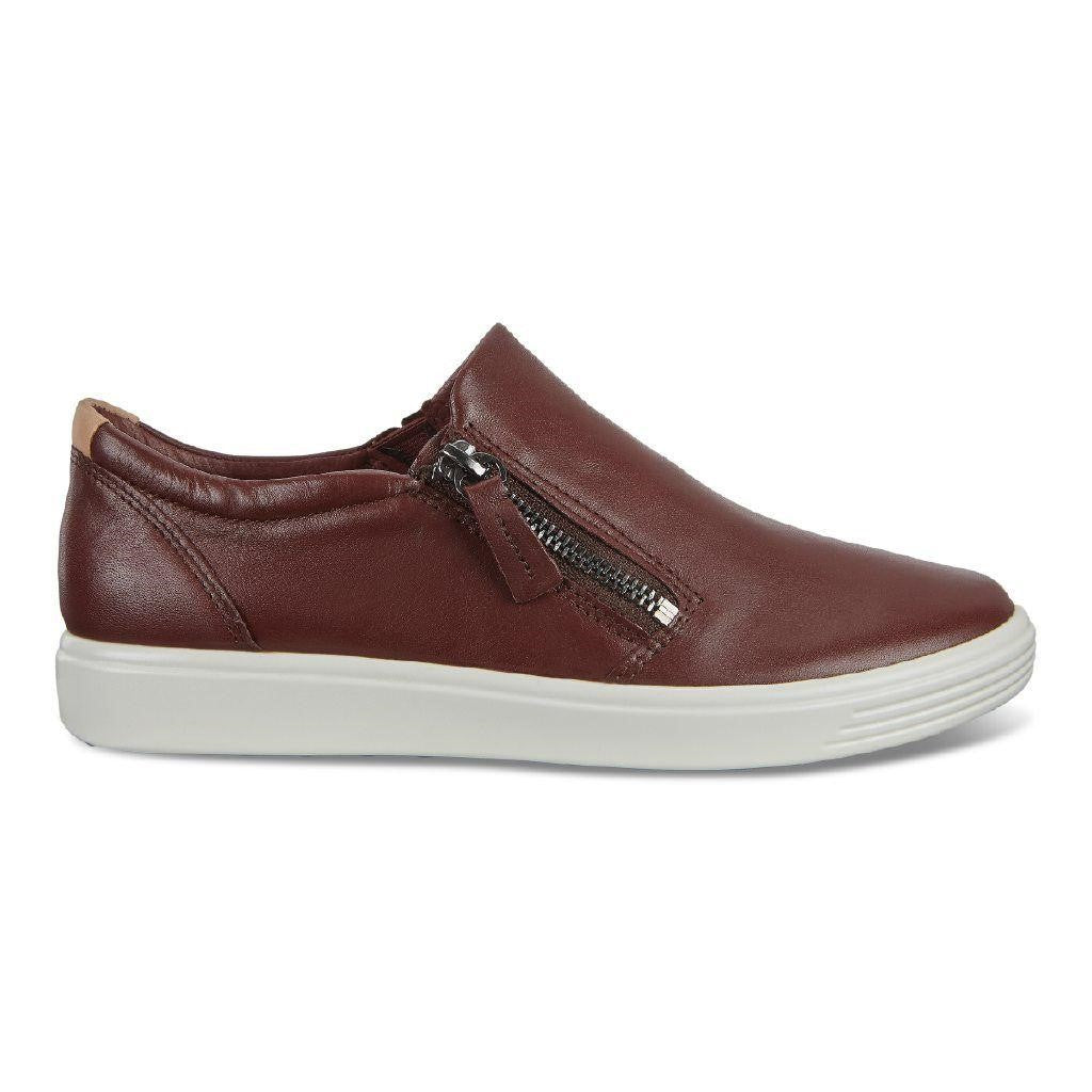 Ecco leather sale slip on