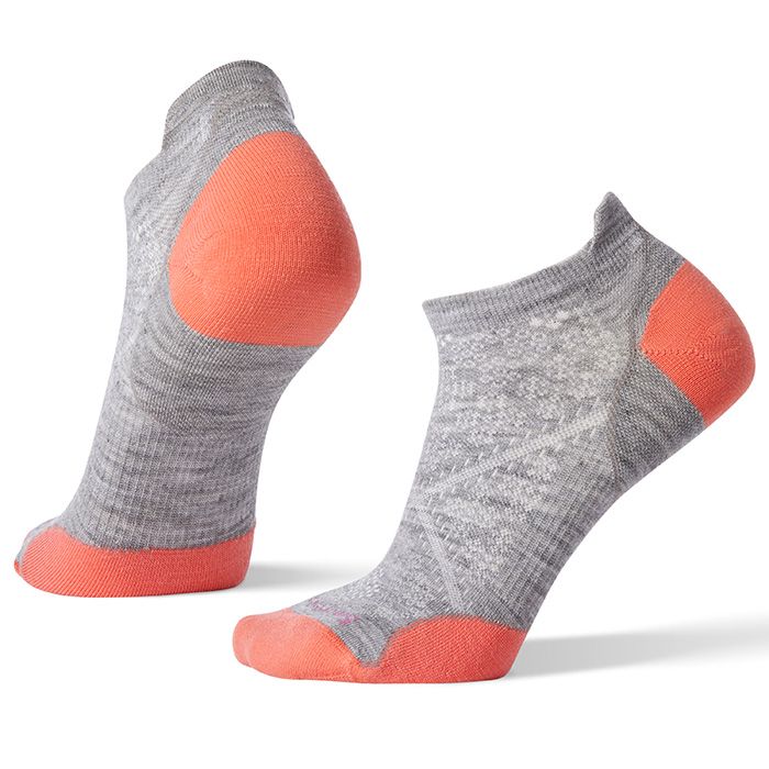 PhD® Run Ultra Light Micro Socks - Light Gray - SoleScience