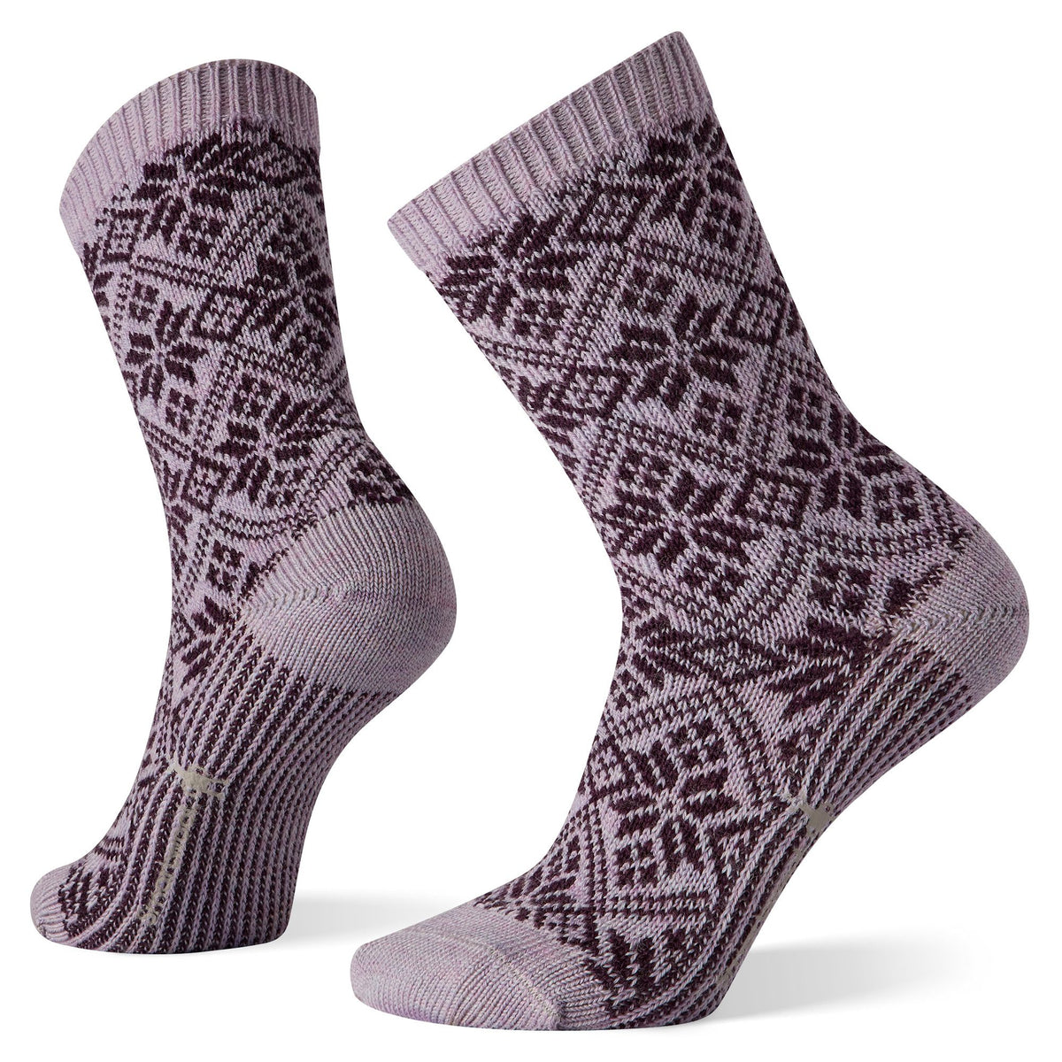 Traditional Snowflake Socks - Purple Eclipse